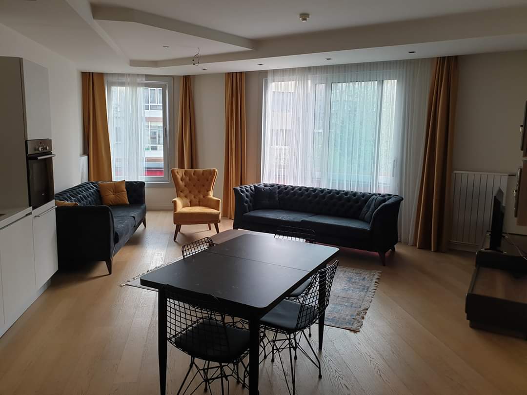 اعلان840 شقة فندقية غرفة نوم و صالون مفروش لوكس للايجار السياحي في شيشلي اسطنبول