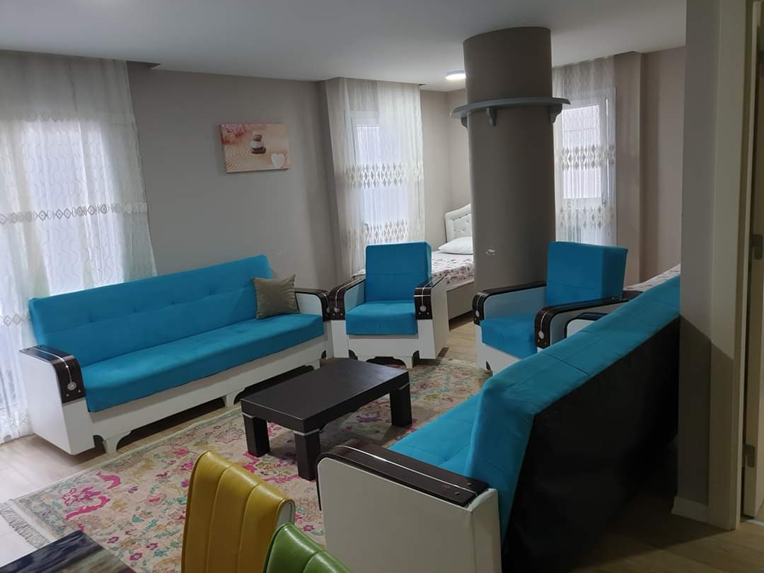 اعلان 846 شقة ثلاث غرف نوم وصالون حمامين مفروش لوكس للايجار السياحي في شيشلي اسطنبول