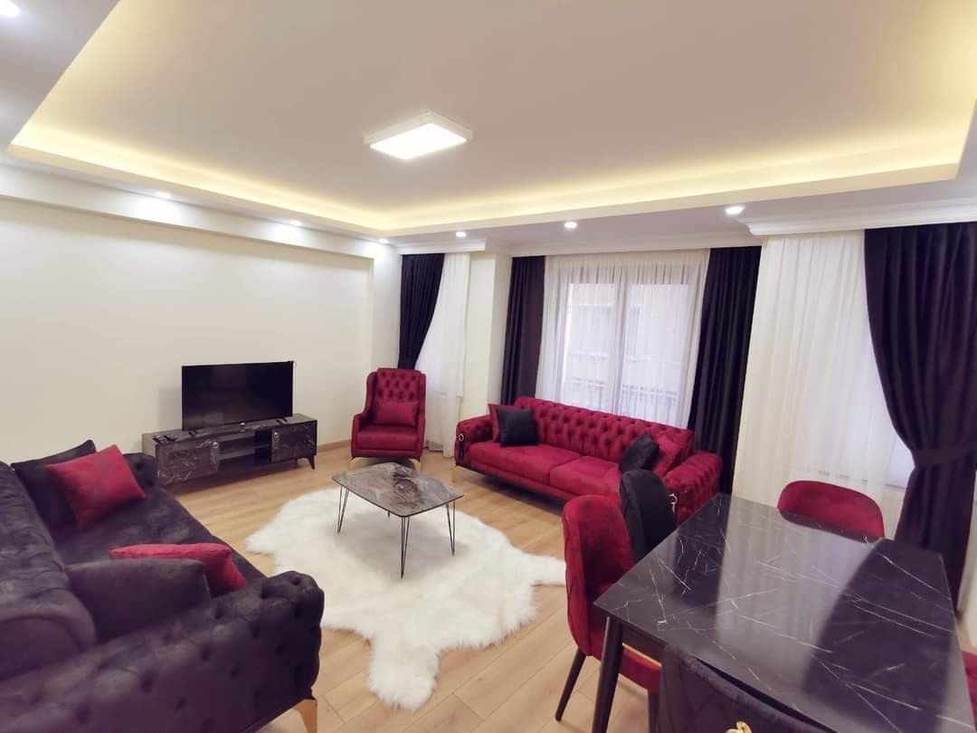 Announcement 917 Two bedroom apartment and salon furnished Lux ​​for tourist rent in Fatih Istanbul